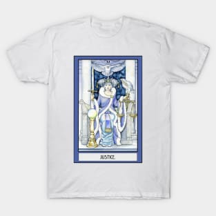 "Justice" Tarot Card T-Shirt